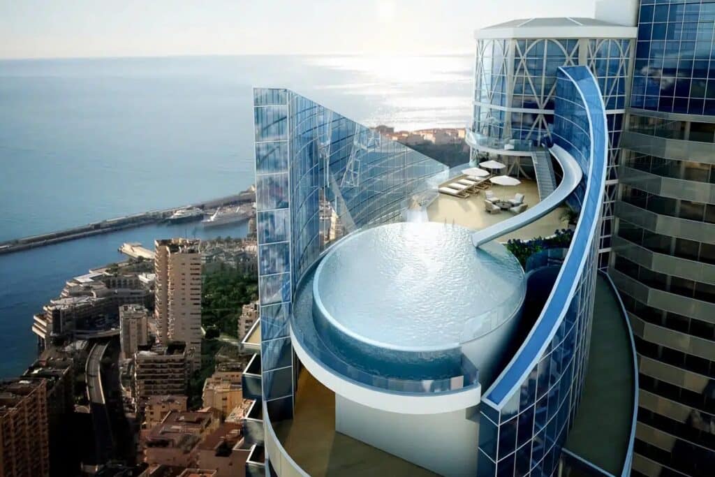 penthouse de luxe de la Tour Odéon à Monaco