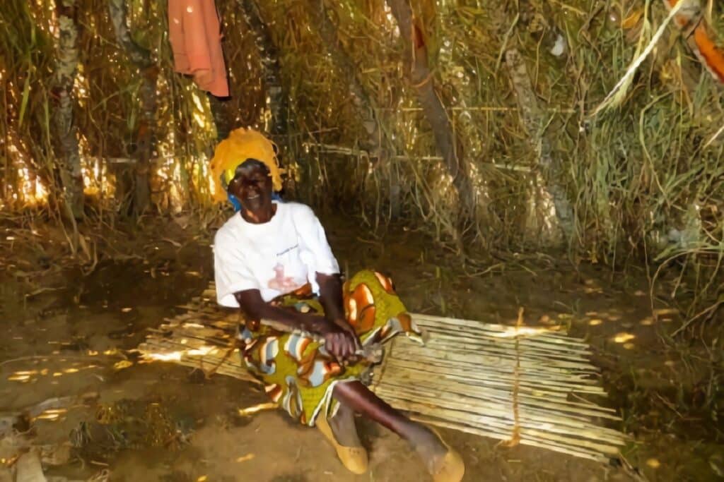 intérieur hutte kaonde