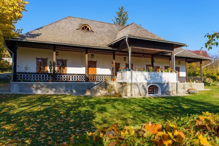maison traditionnelle en Moldavie