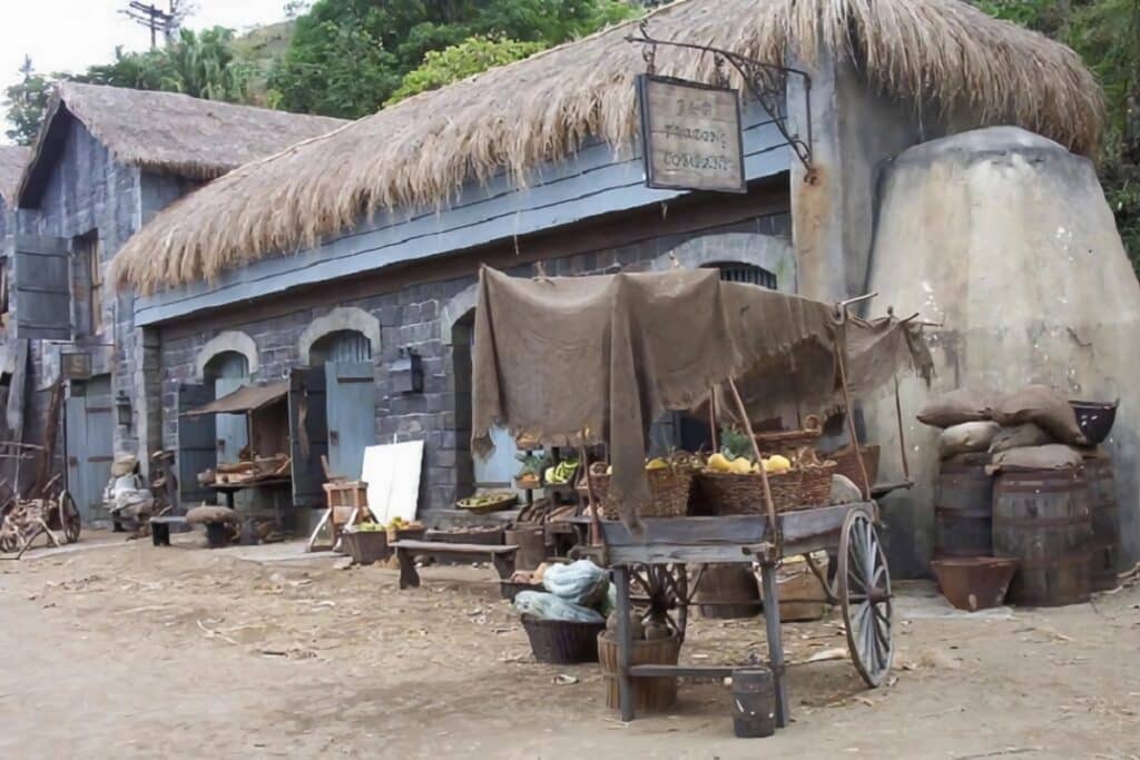 maison village Pirates de Caraïbes