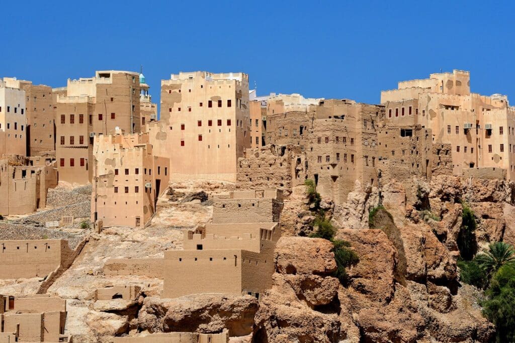 maisons briques de boue Wadi Dawan