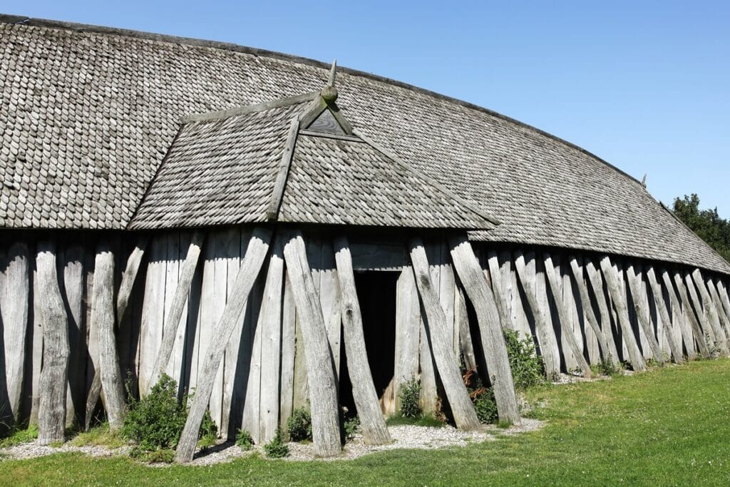 maison viking à Fyrkat à Hobro