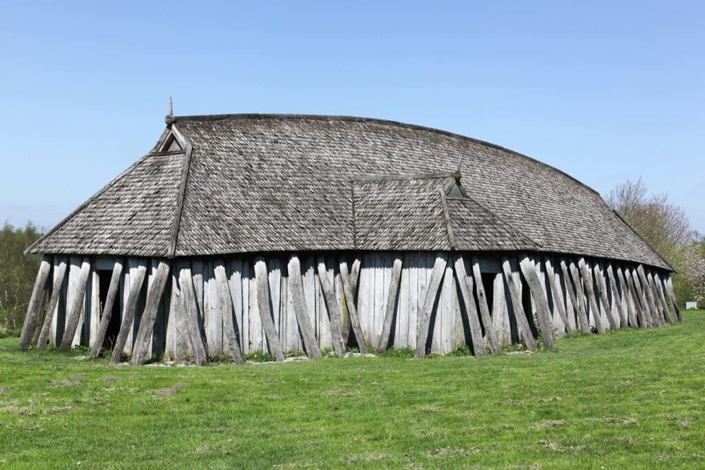 maison viking au Danemark