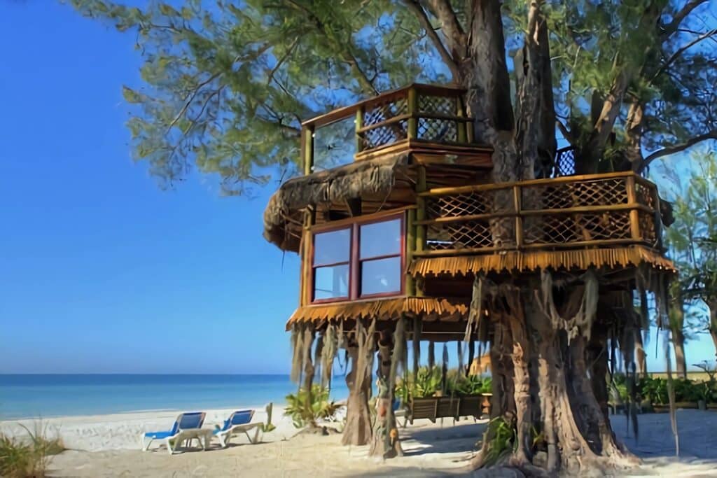 cabane de rêve en bord de mer