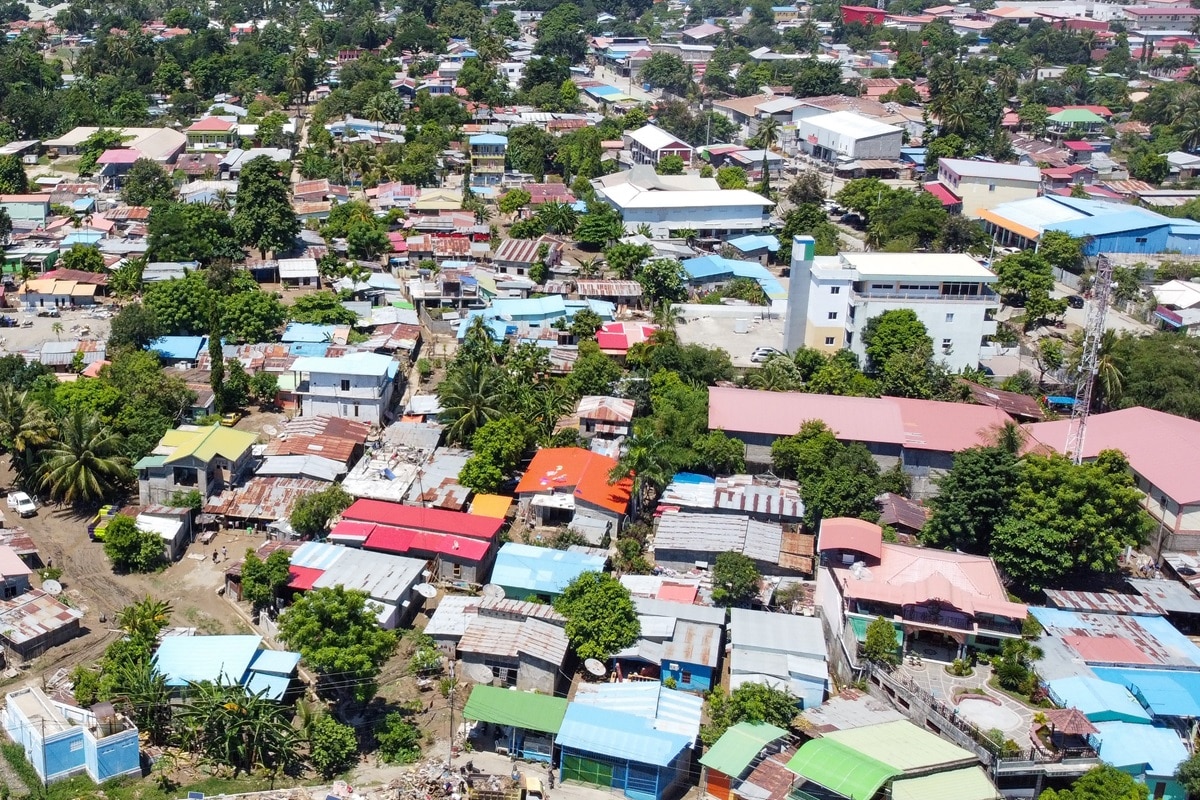 maisons de Dili au Timor