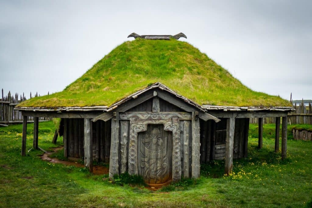 Maison viking traditionnelle en Islande