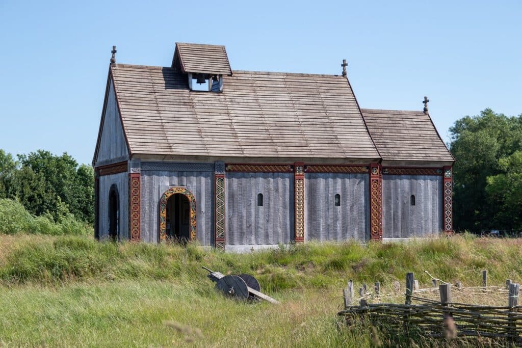 Ancienne église viking à Ribe au Danemark