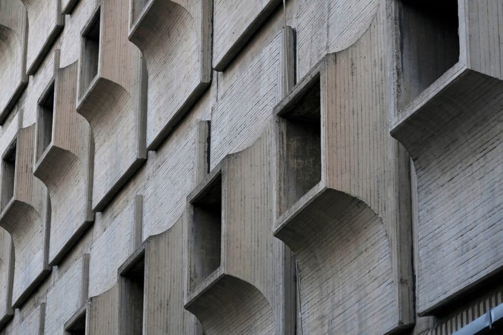 architecture brutaliste à Skopje