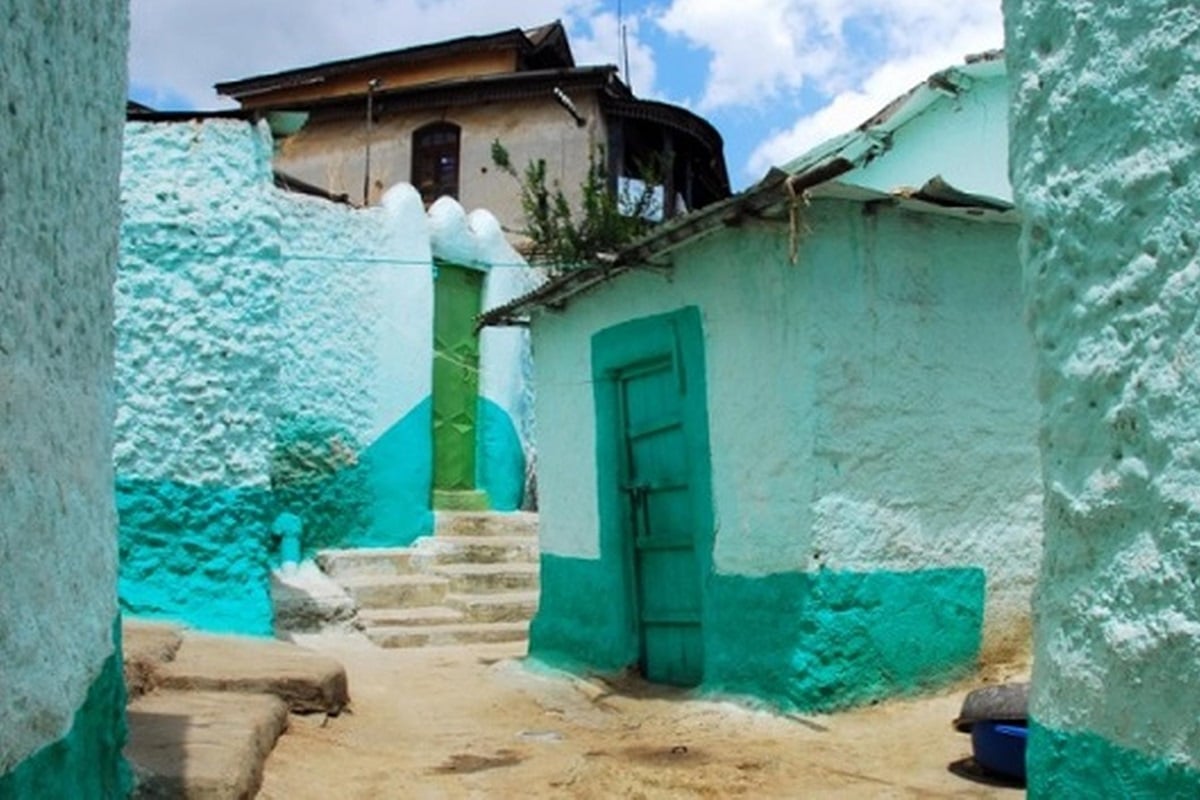 maisons traditionnelles à Harar Jugol