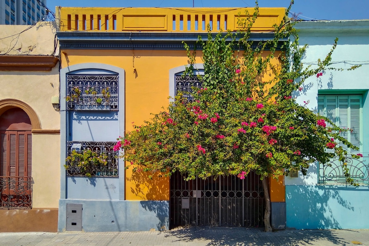 Les maisons à travers l'Uruguay