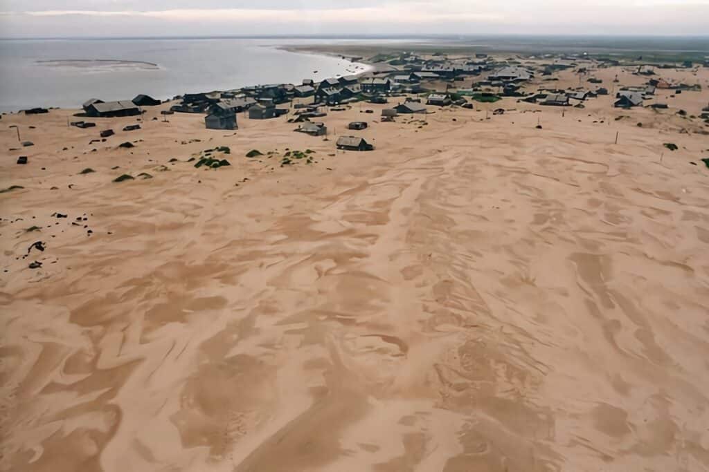 village de sable de Shoyna