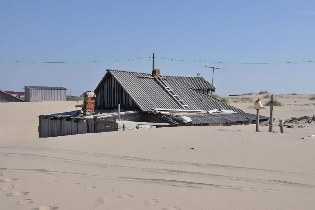 village de sable de Shoyna