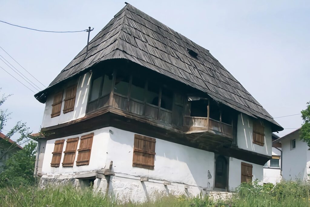 maison traditionnelle en Bosnie
