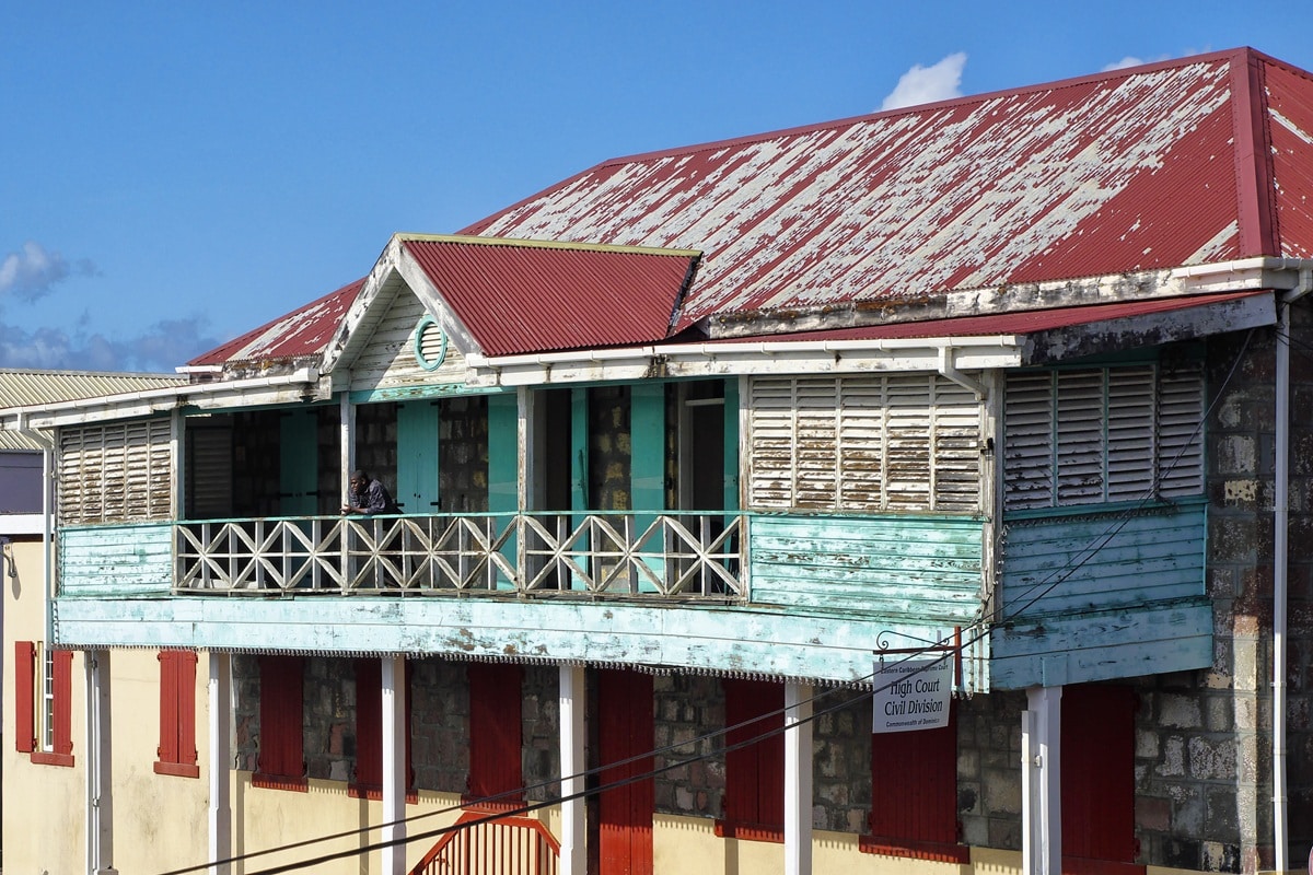 bâtiment colonial Roseau