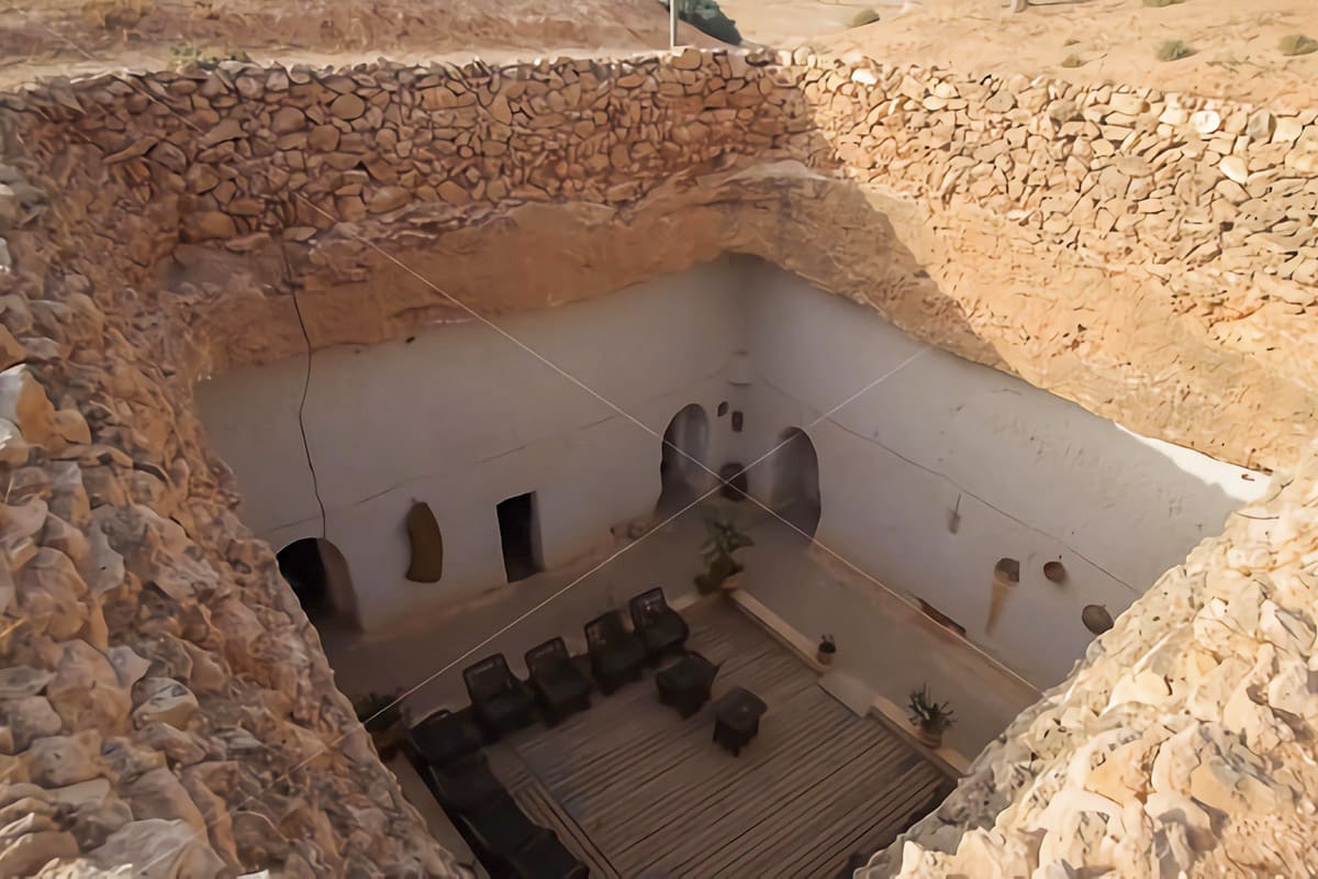 maisons troglodytes Gharyan