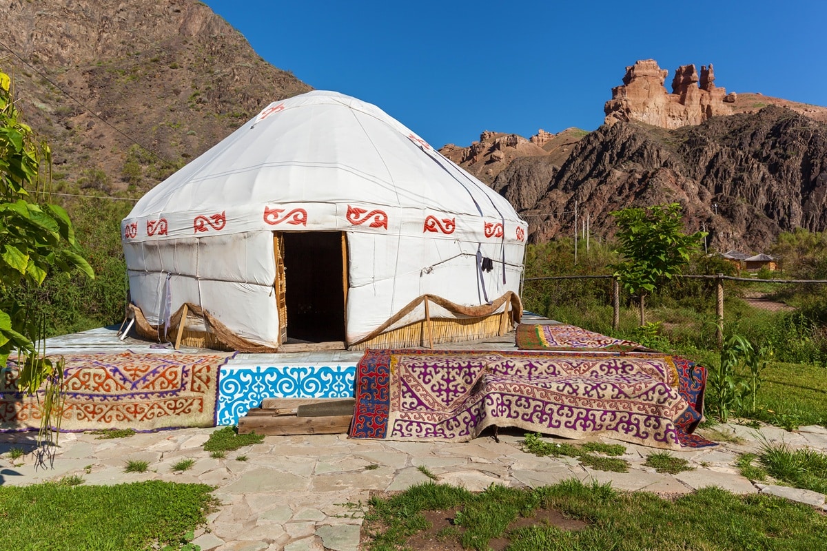 La yourte du Kazakhstan