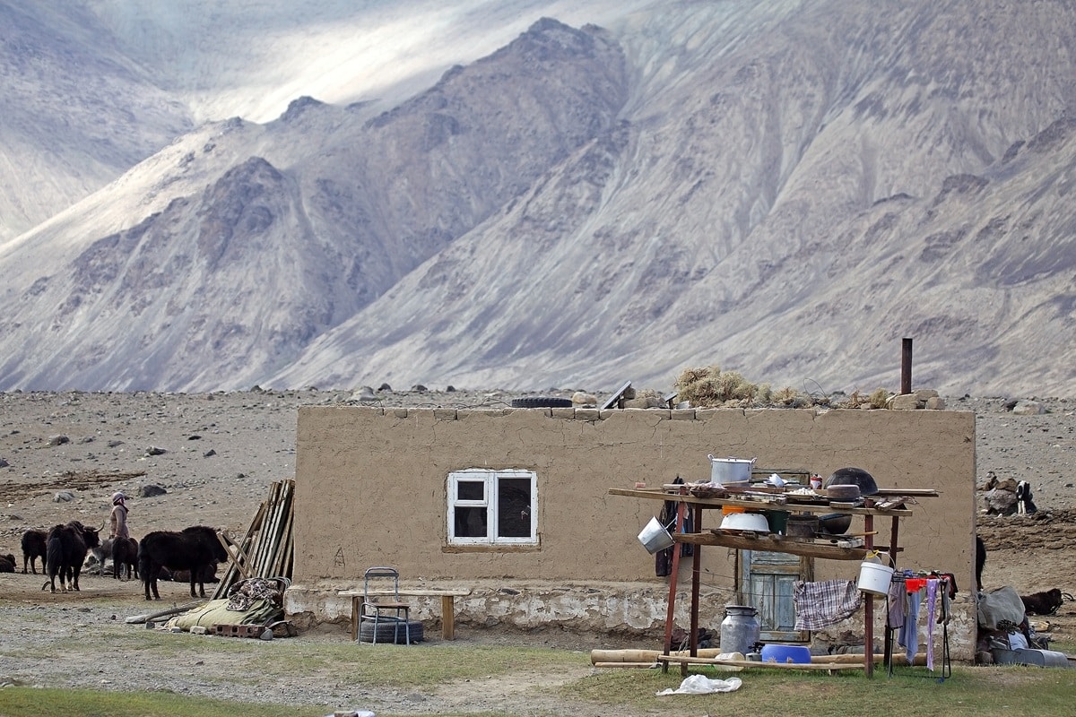 maison traditionnelle du Tadjikistan
