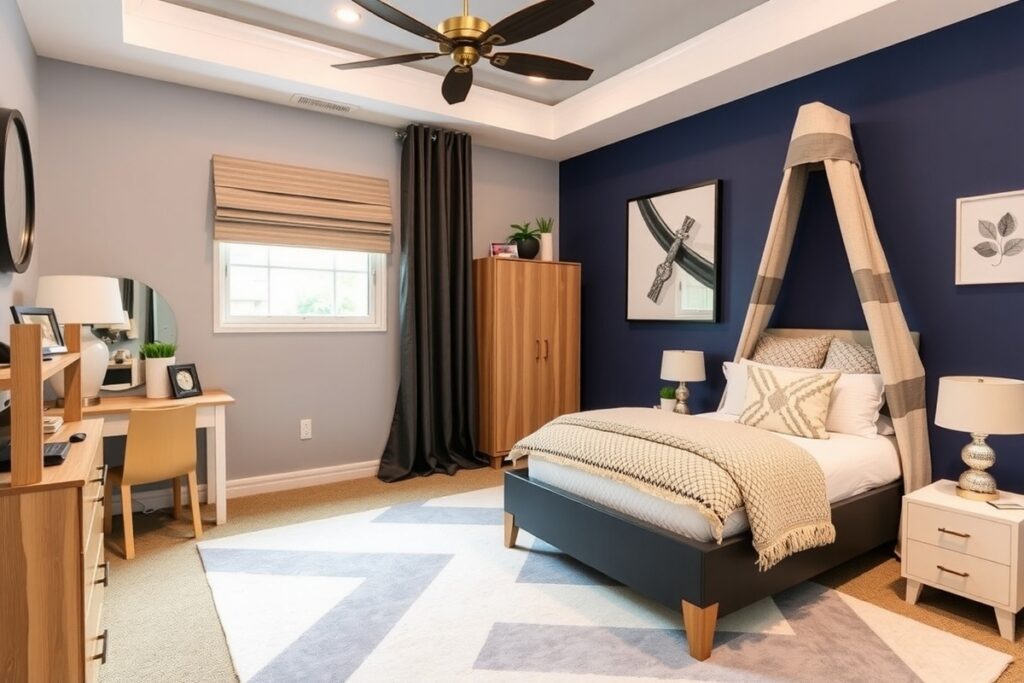 créer une chambre pour ado fonctionnelle et élégante