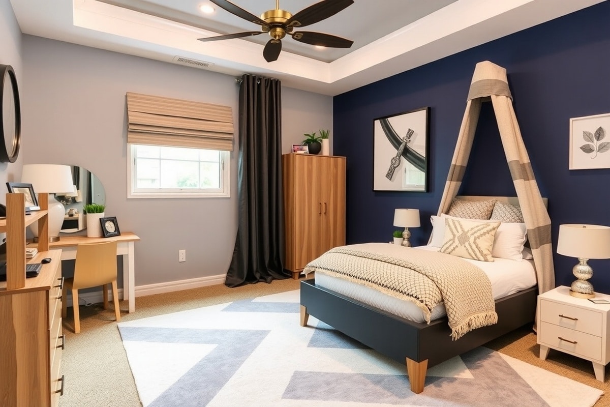 créer une chambre pour ado fonctionnelle et élégante
