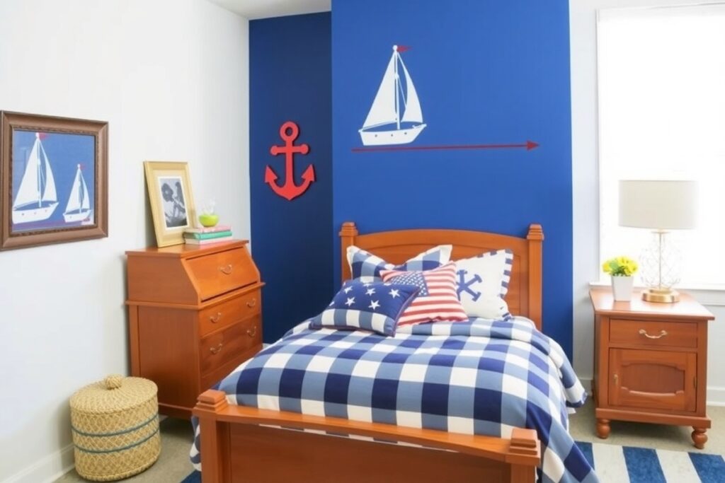 chambre enfant thème nautique