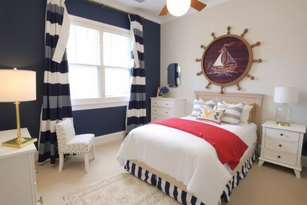 chambre enfant thème nautique