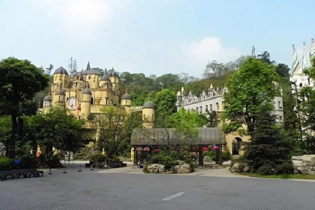 paysage châteaux chine