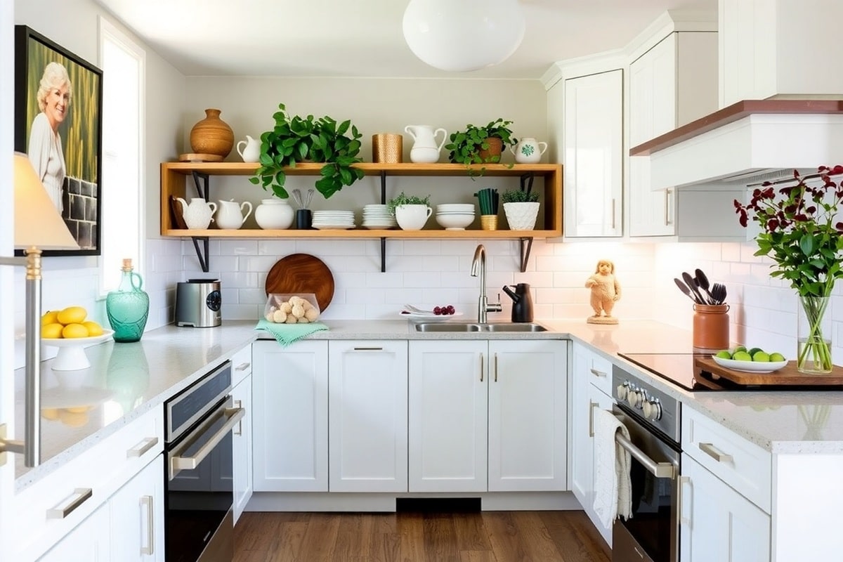 idées de décoration pour une cuisine blanche