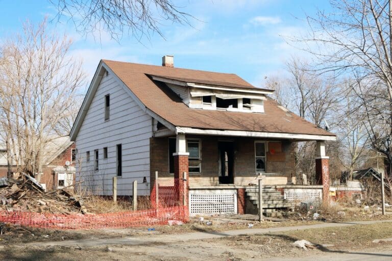 maisons abandonnées de Détroit
