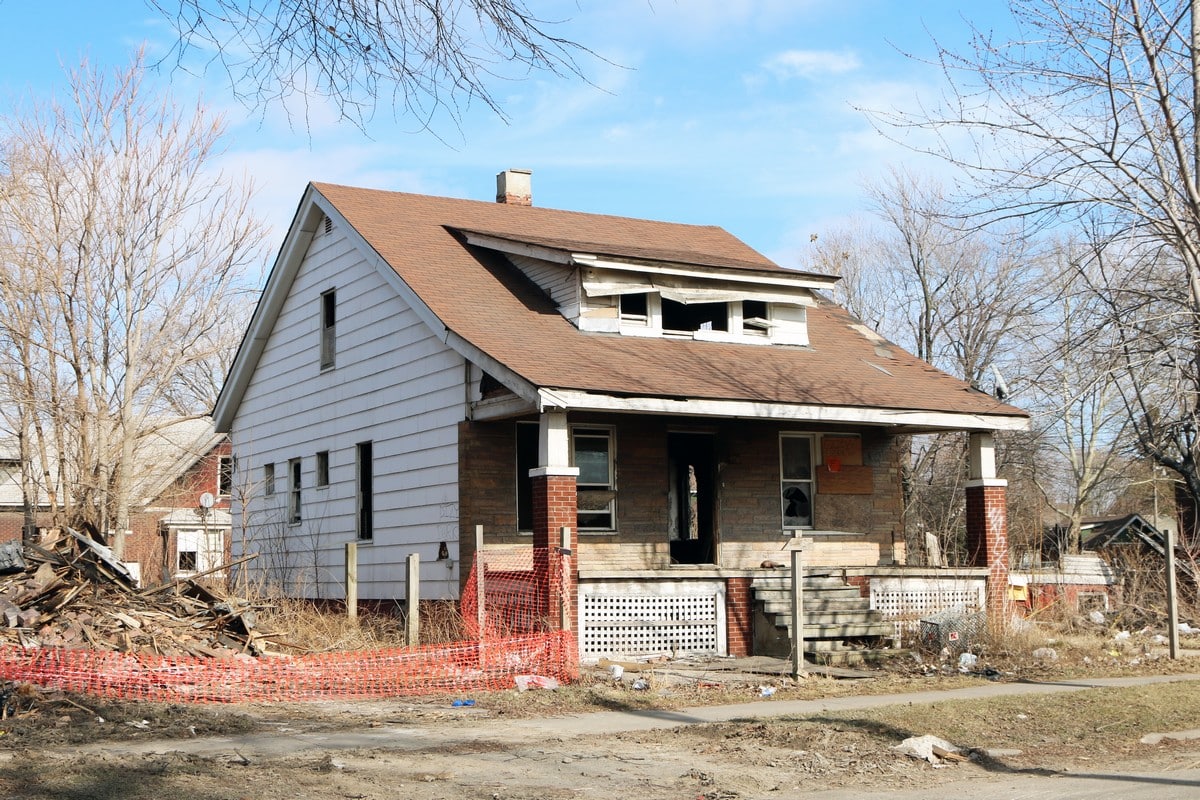 maisons abandonnées de Détroit