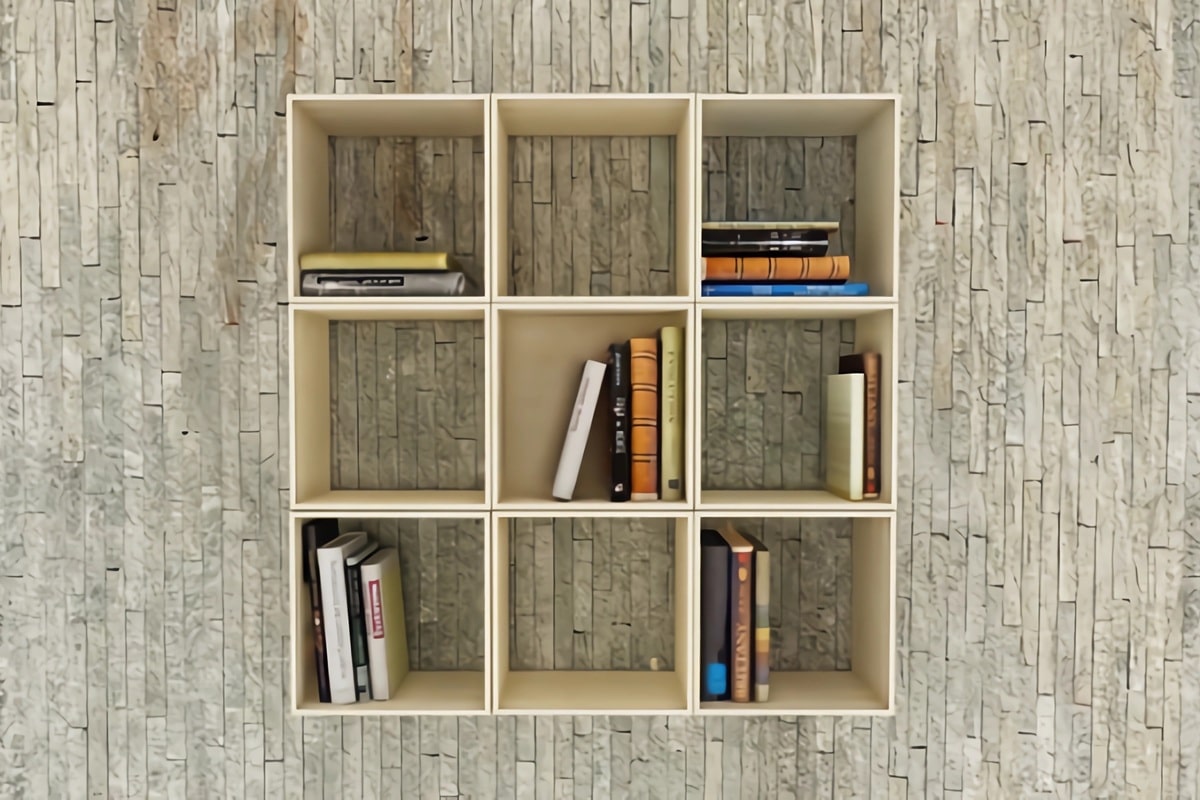 Une étagère à livres modulable