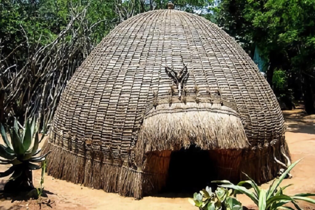 maison traditionnelle du Swaziland