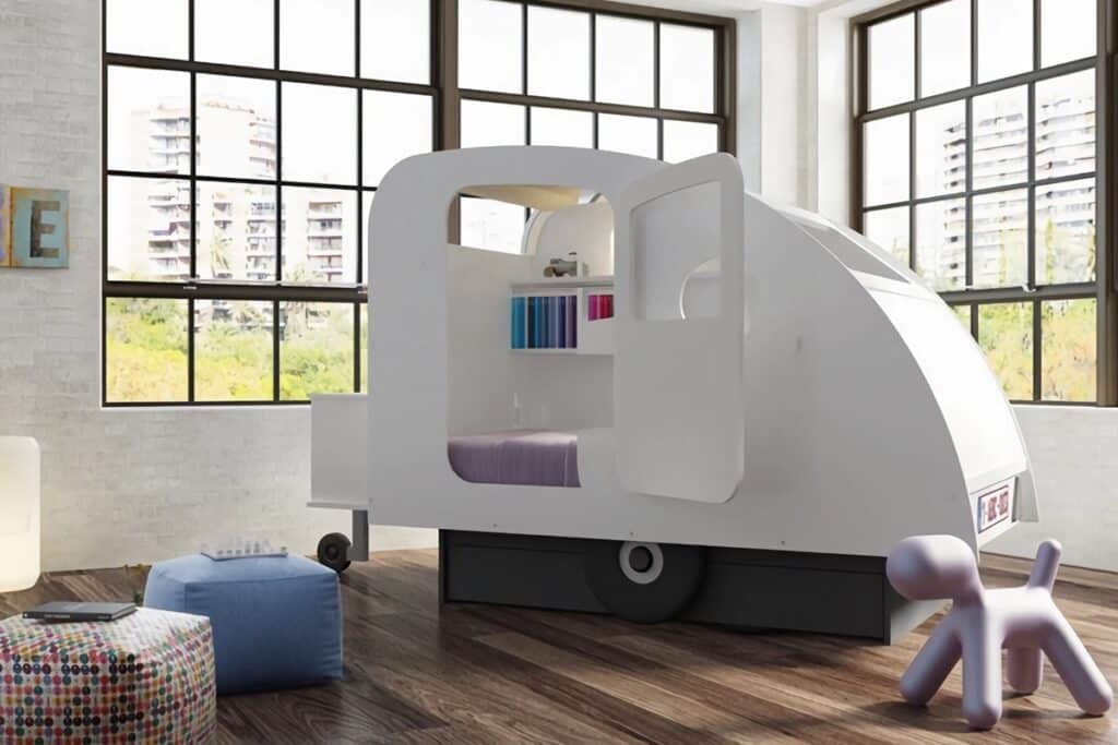 lit-caravane pour enfant