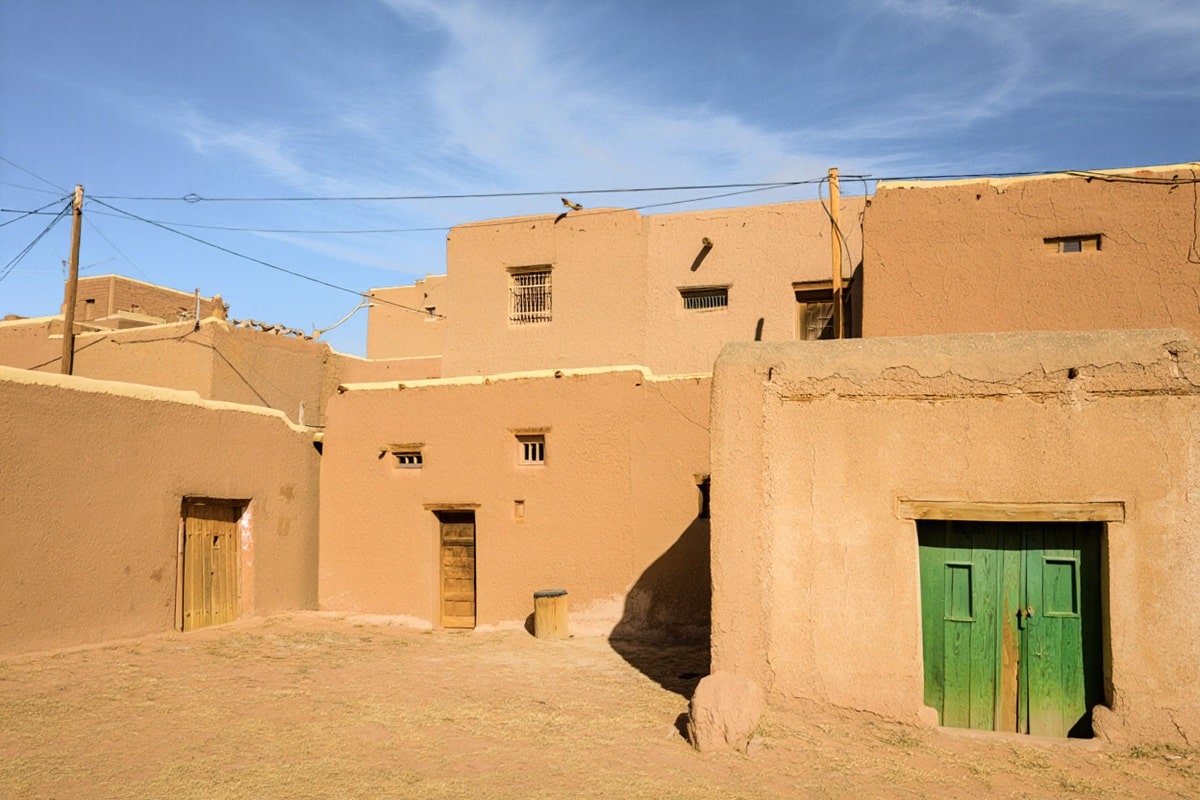 maisons traditionnelles de Libye