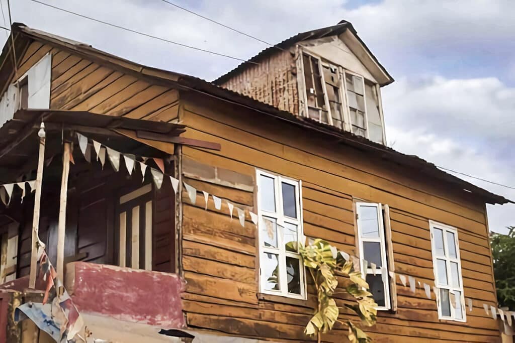 maison en bois de Freetown