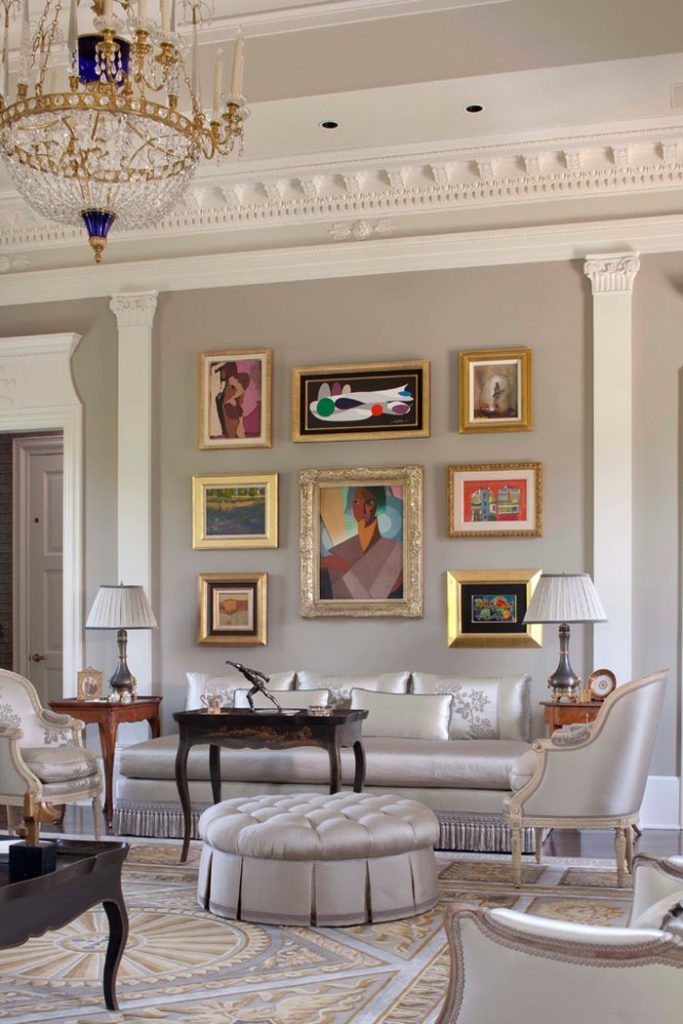 intérieur de la maison de style fédéral