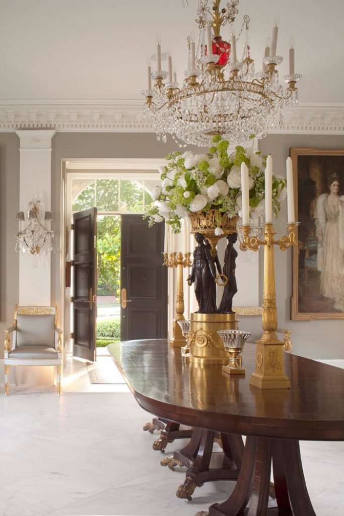 intérieur de la maison de style fédéral