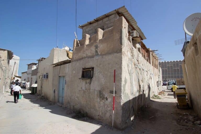 Les vieilles maisons traditionnelles au Qatar