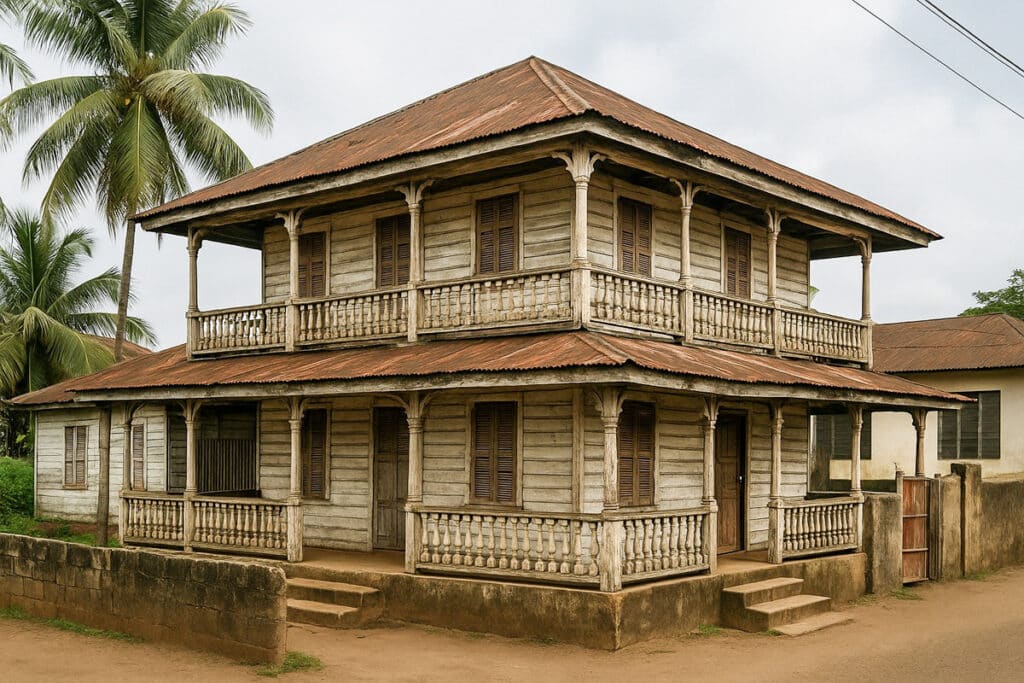 maison hybride afro-américaine
