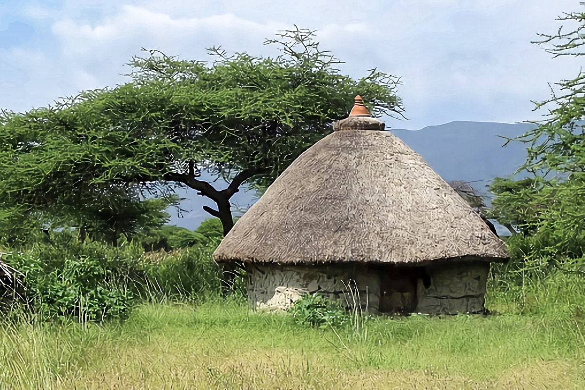 maison traditionnelles en Éthiopie