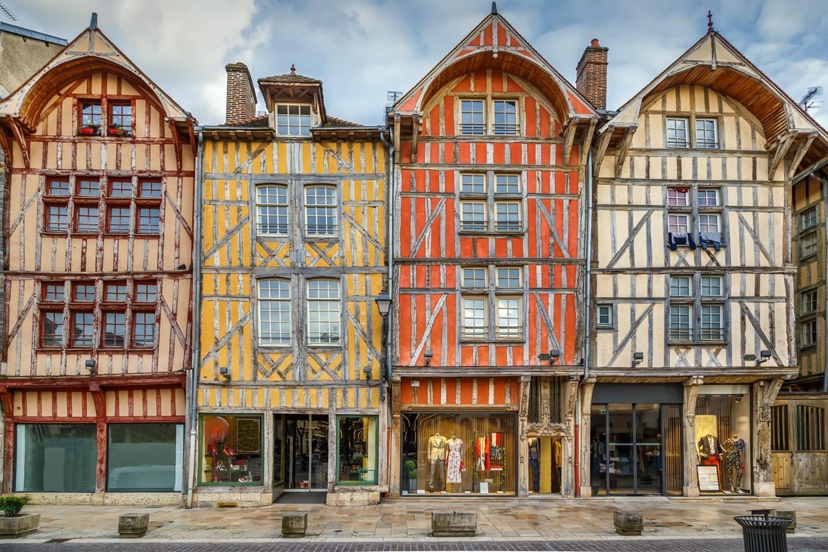 Les maisons à pans de bois de Troyes