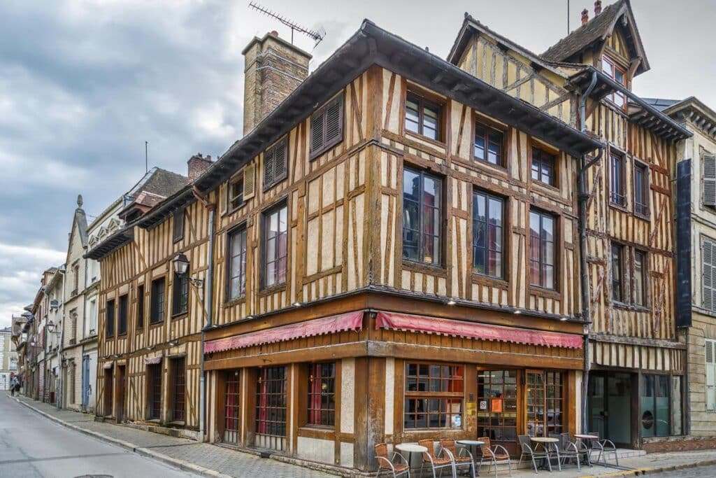 maisons à pans de bois à Troyes