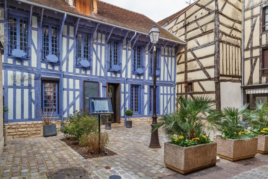 maisons à pans de bois à Troyes