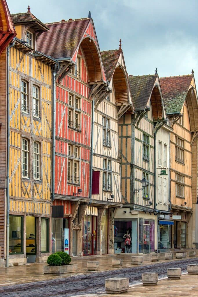 maisons à pans de bois à Troyes
