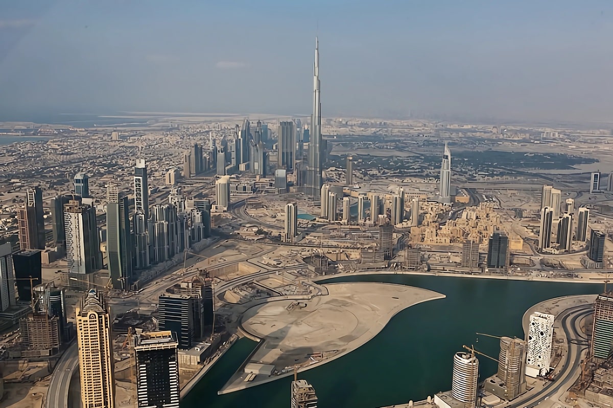 Photos du développement de Dubaï