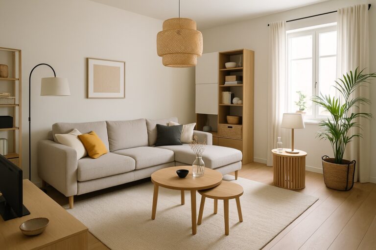 idées de décoration IKEA pour un salon moderne
