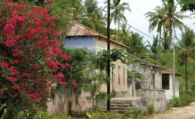 Vieilles maisons sur l'ile de Mozambique