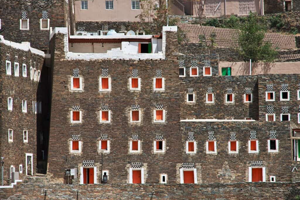 maisons en pierre asir à Rijal Almaa