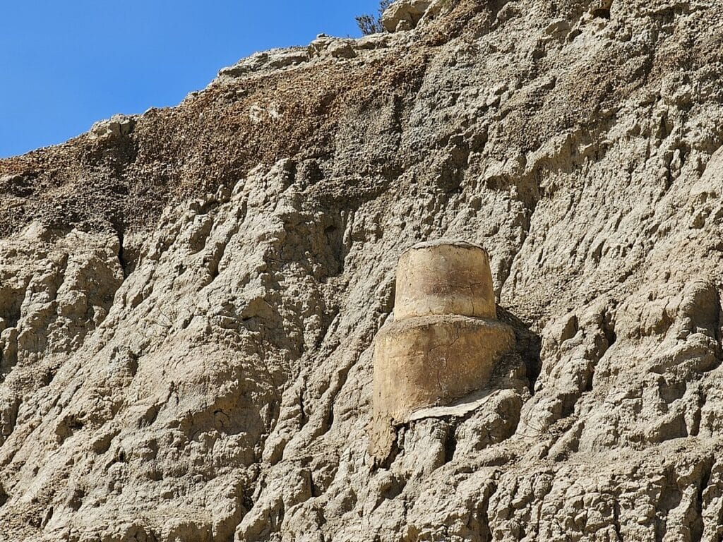 cheminée de maison troglodyte en Andalousie