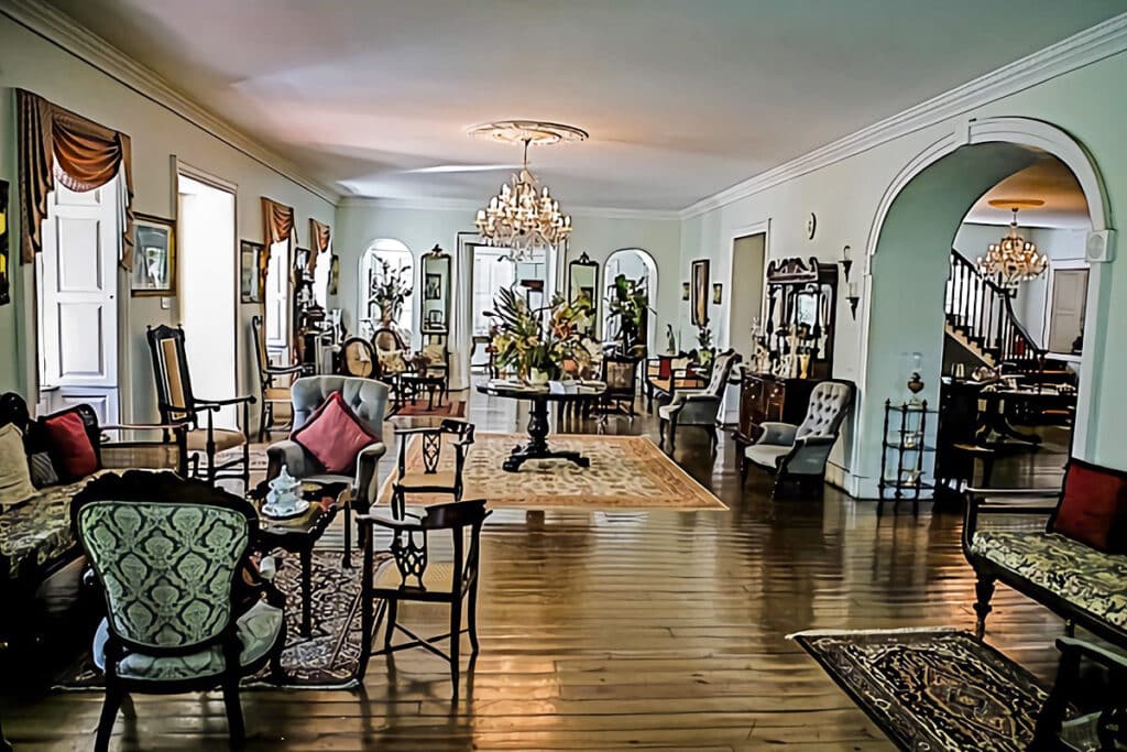 intérieur maison de plantation