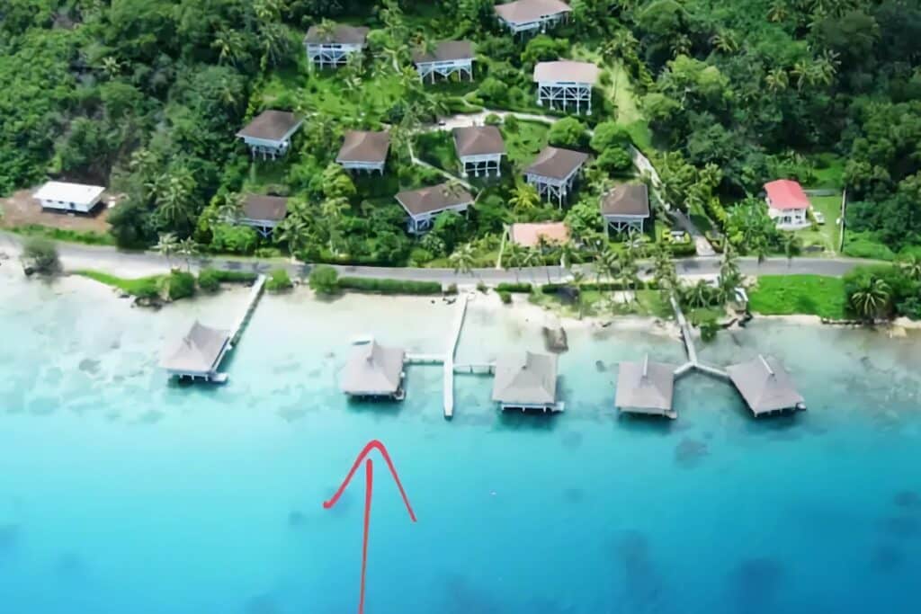 emplcaement du bungalow